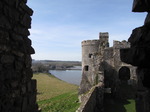 SX03190 South west tower Carew castle and Tidal mill.jpg